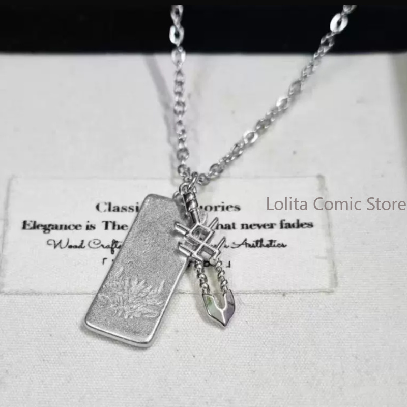Anime Pendant Necklace - สร้อยคอจี้แรงบันดาลใจจากคอสเพลย์อนิเมะ Arknights Chongyue Dusk Nian Comic