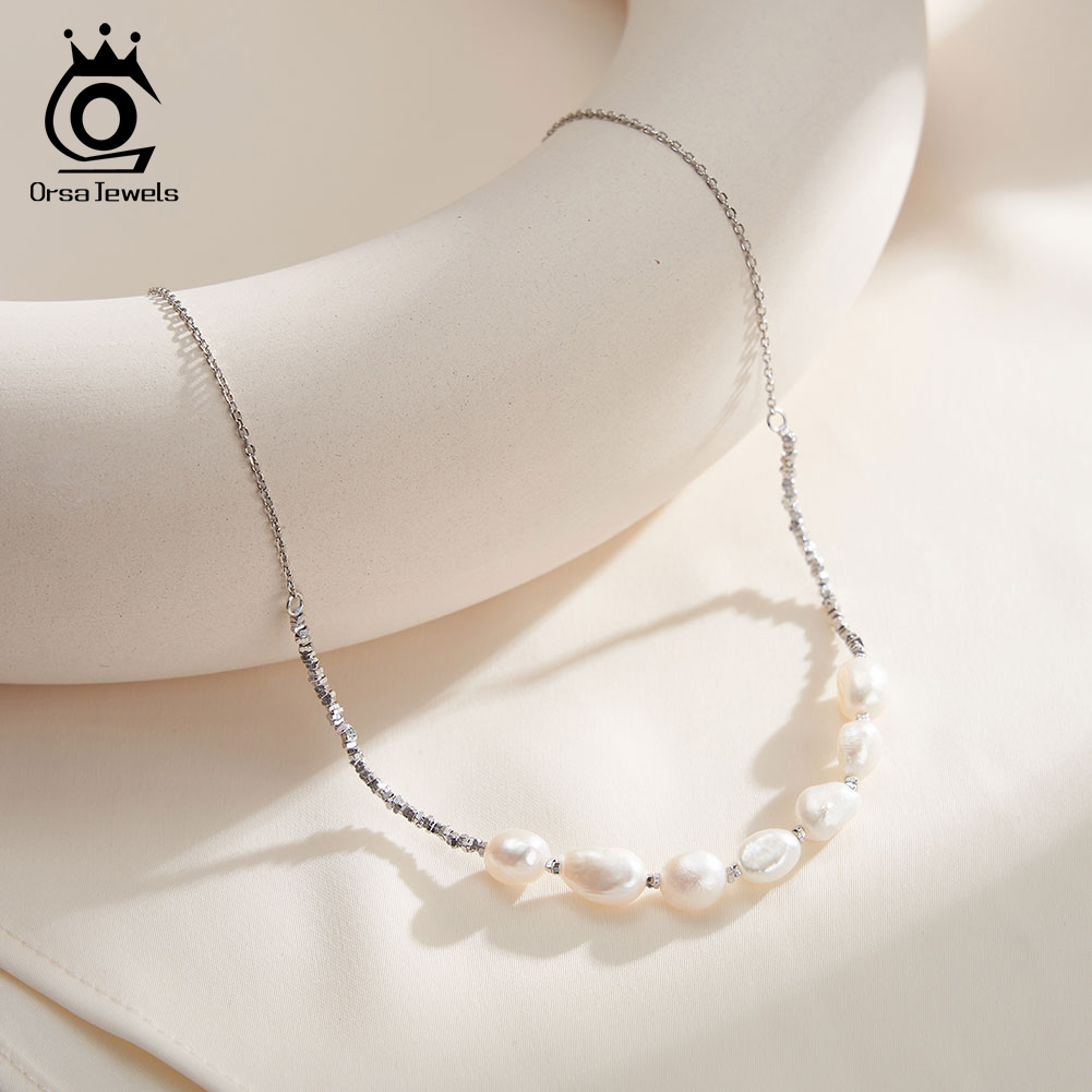 เครื่องประดับอัญมณีวินเทจ925เง - Pearl Choker Necklace Vintage บทวิจารณ์และราคา