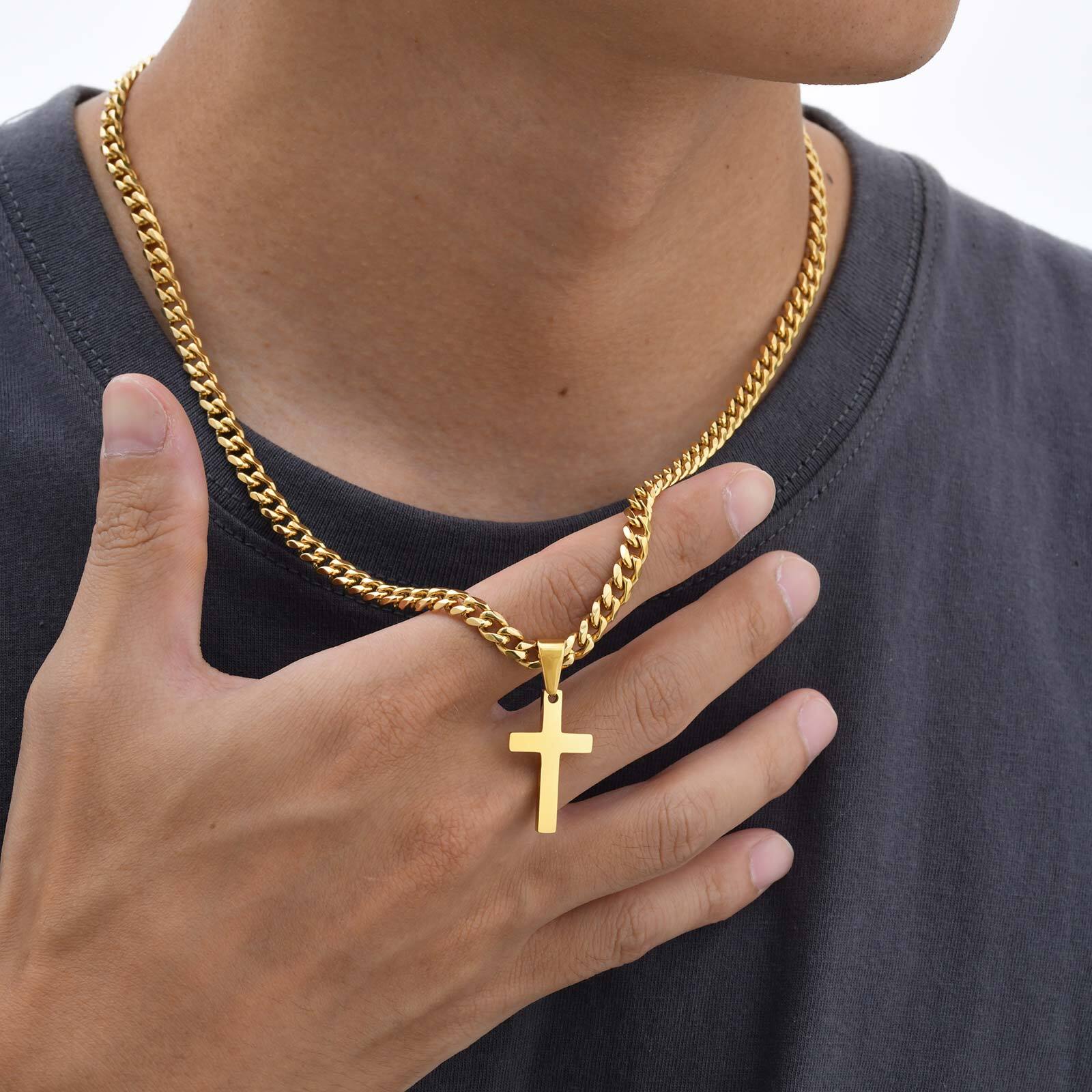 สร้อยคอคุณภาพสูงสำหรับผู้ชายเด - Cuban Link Chain 12Mm บทวิจารณ์และราคา