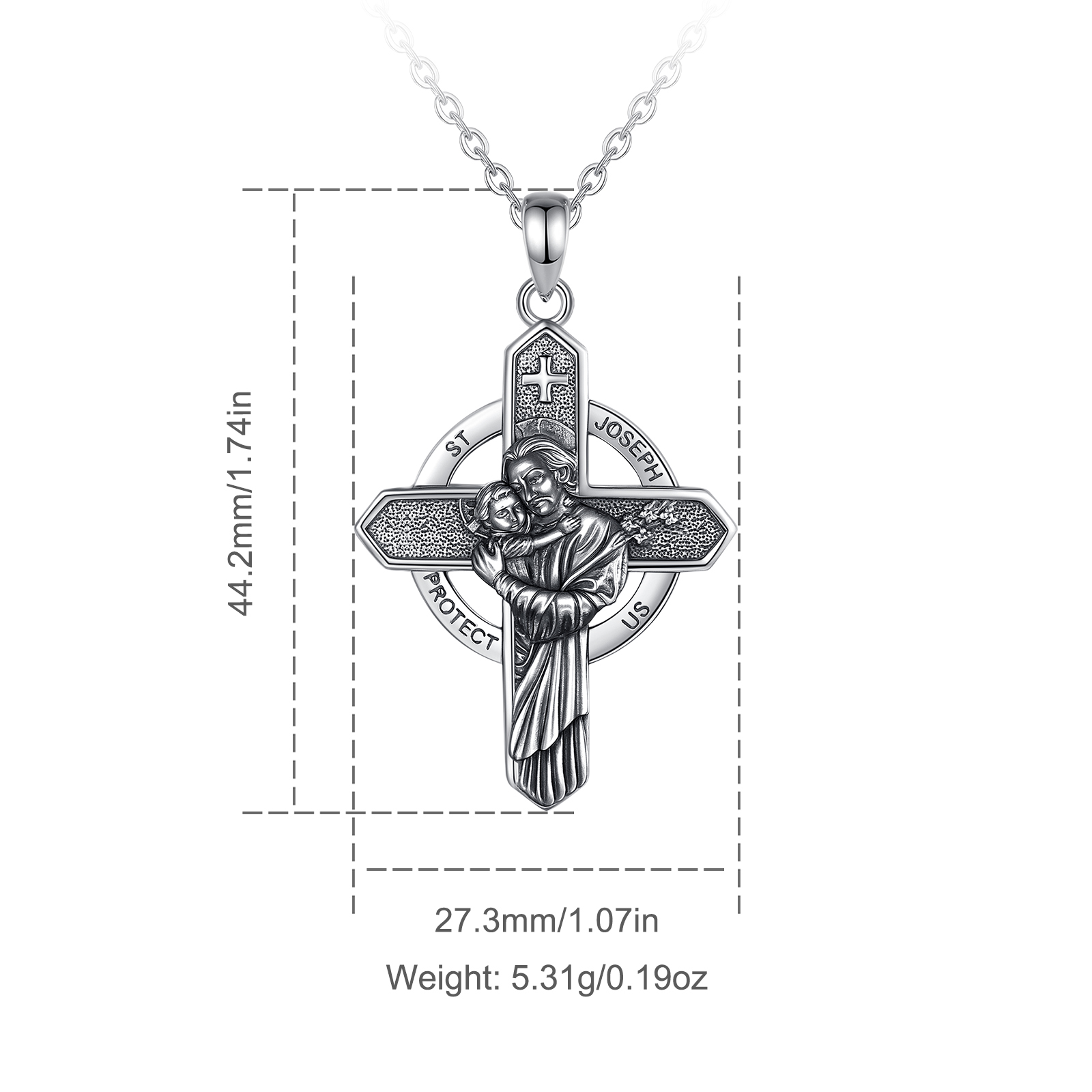 สร้อยคอเงินแท้ 925 ยูโดรา รูปน - 925 Sterling Silver Chain Necklace Men บทวิจารณ์และราคา